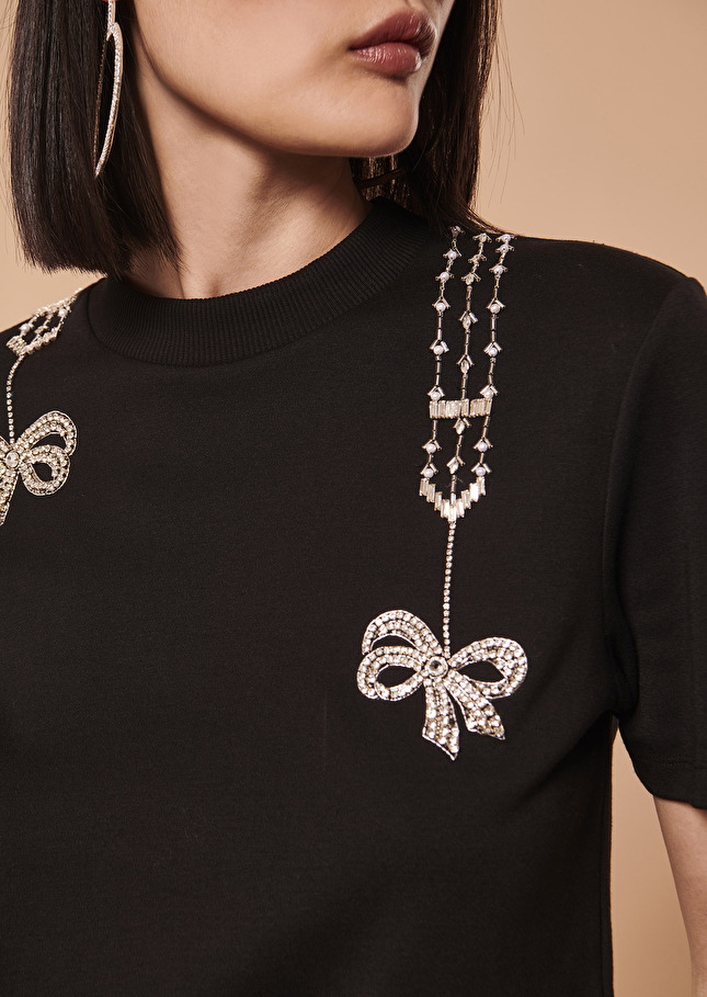 T-shirt Taylornoir en jersey