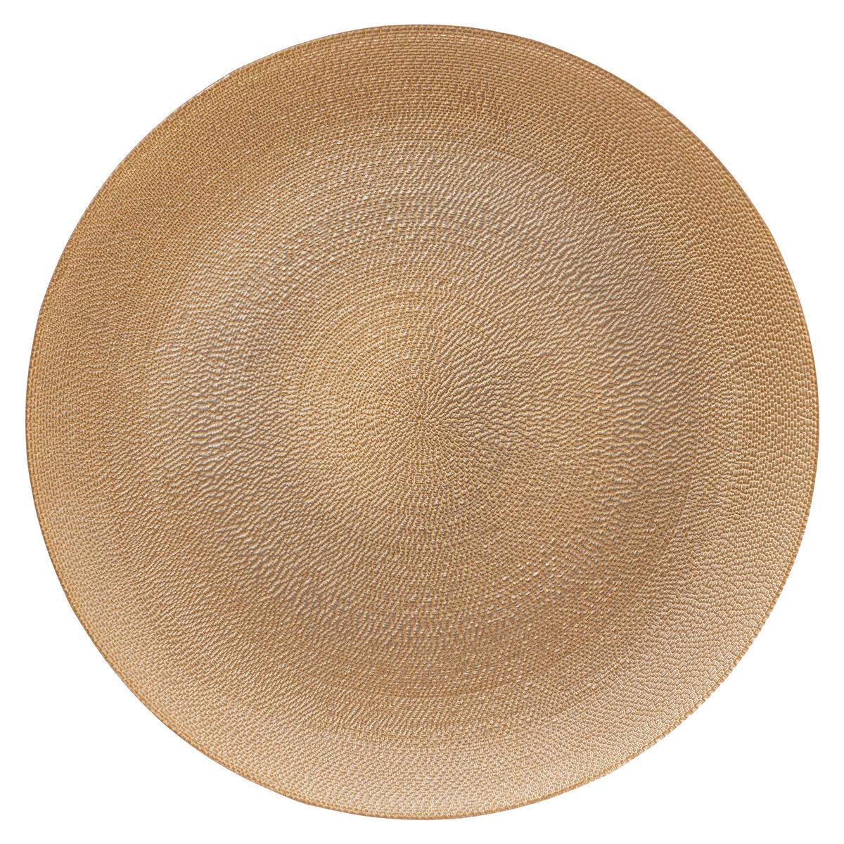 ASSIETTE PLATE AURORE OR D.28CM