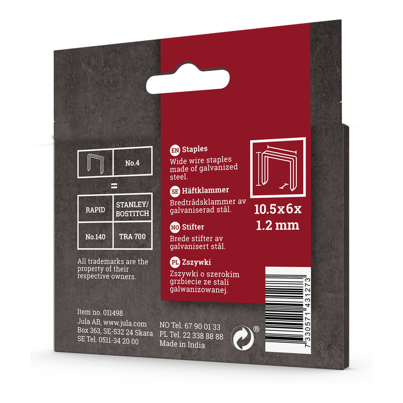 Stifter 1250-pk No. 4 6 mm
