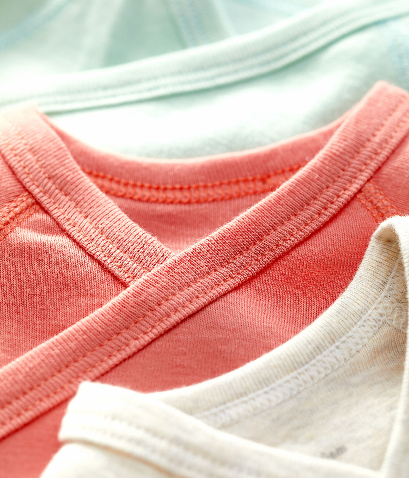 Lot de 3 bodies bébé en coton biologique