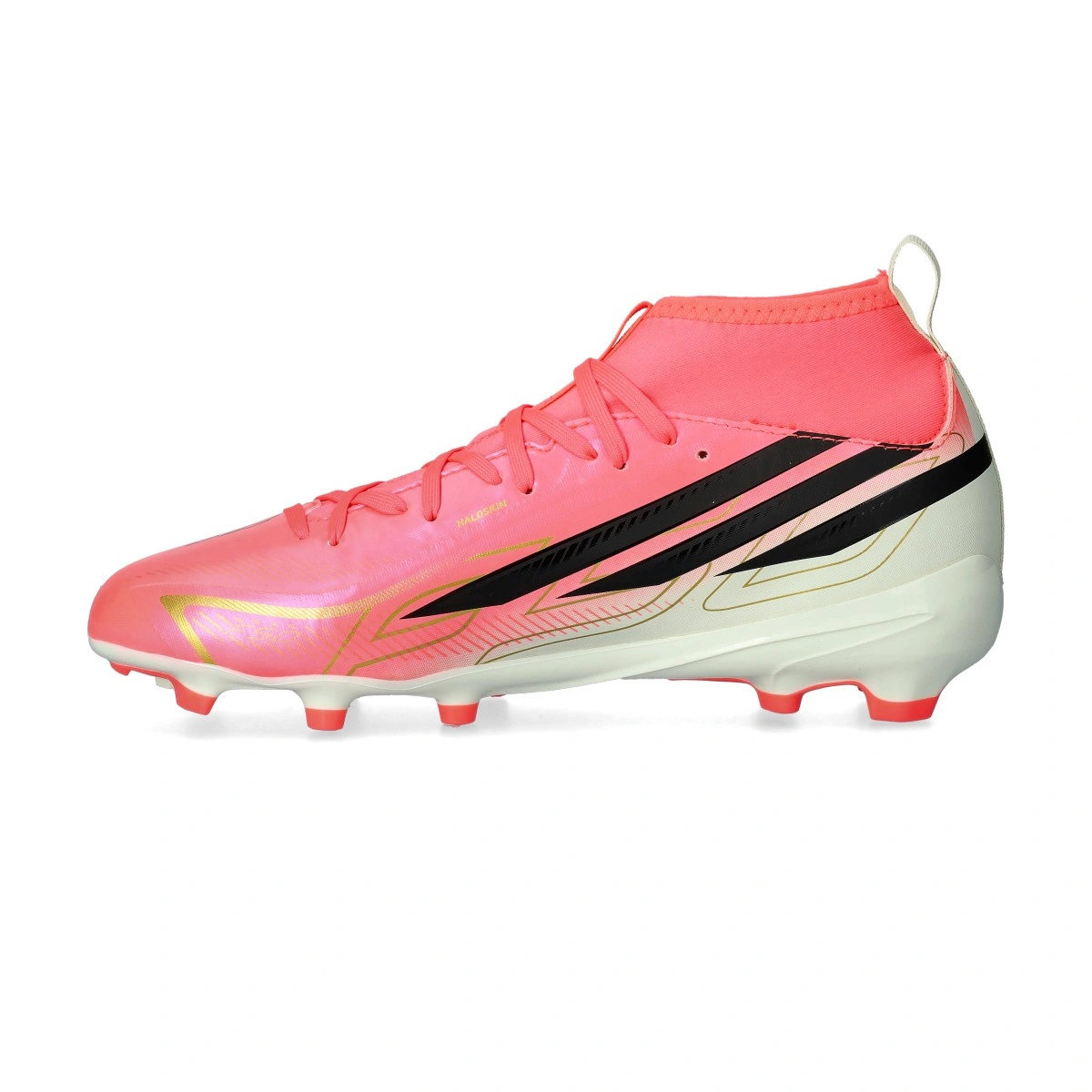 Chuteira adidas F50 Hyperfast League Mid FG Criança