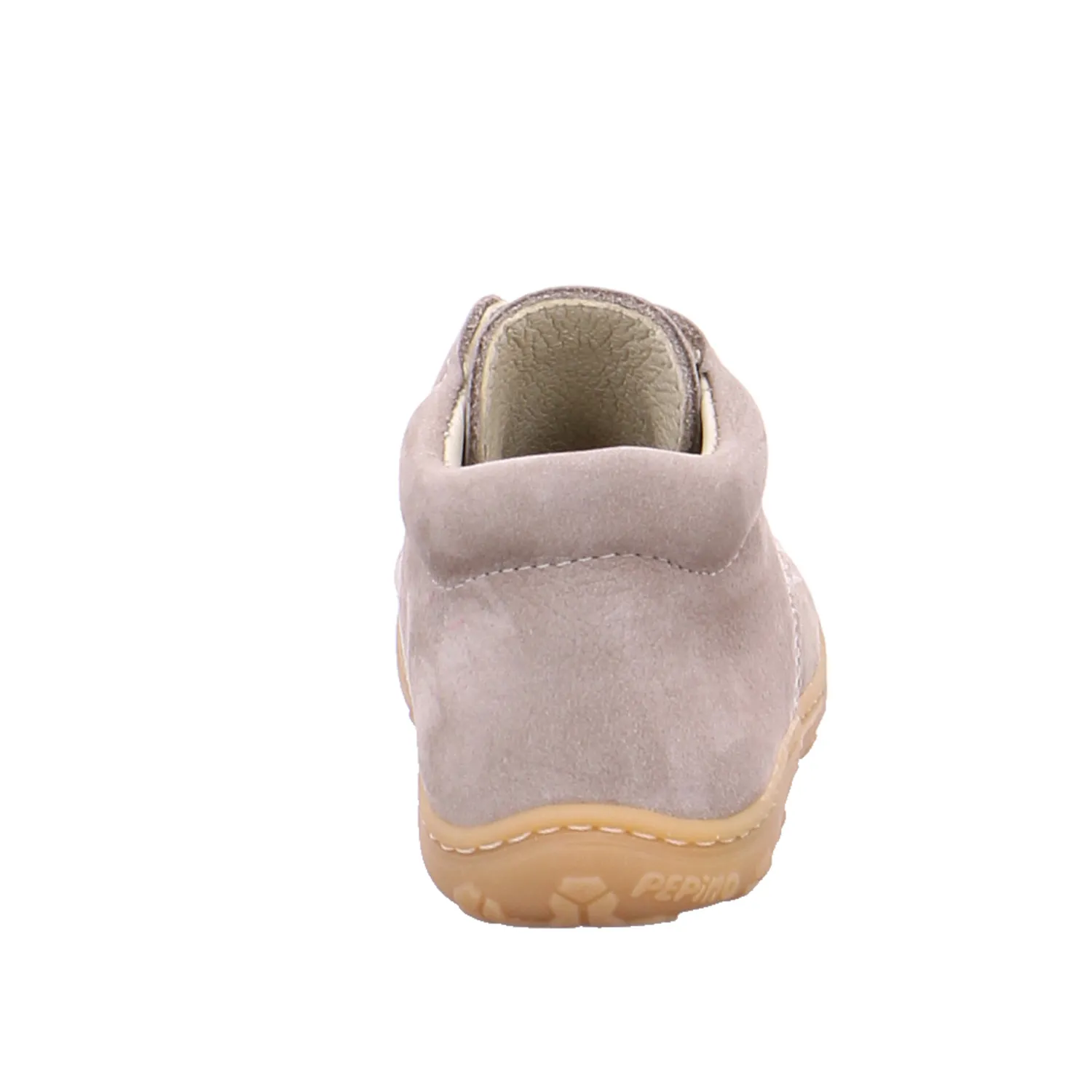PEPINO Lauflernschuh Silber Leder  Bottine Mädchen und Jungen