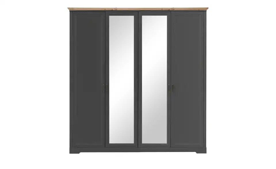 Kleiderschrank Jasmin II Graphit, Asteiche (Nachbildung) 210 cm