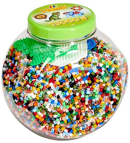 Hama Midi Perlen - 15.000 st. + 3 Platten - Mehrfarbig