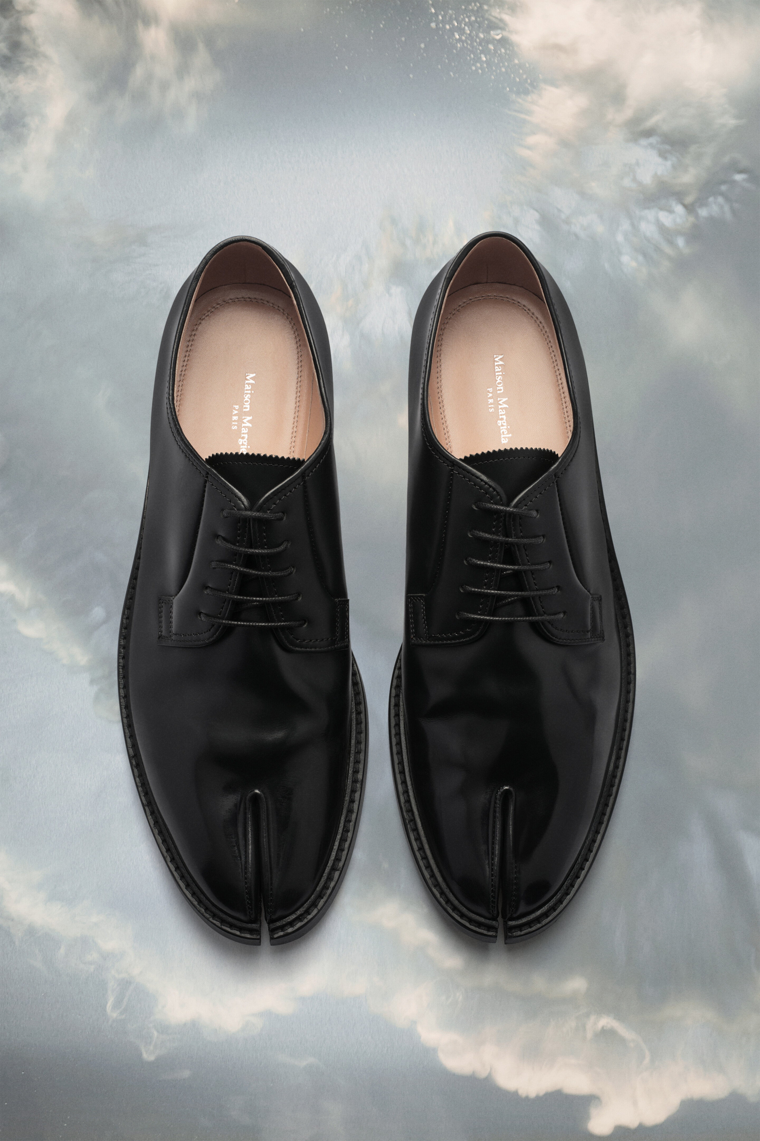 Chaussures en cuir Slip-on Tabi pour homme