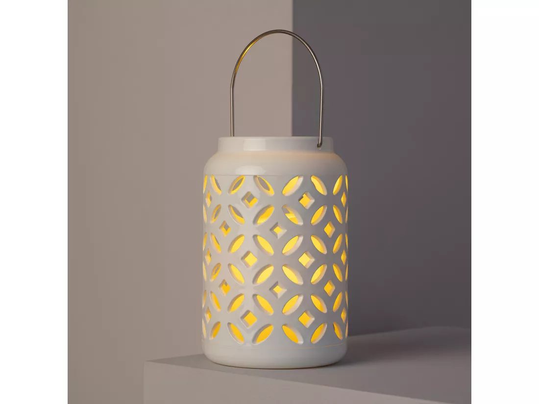 Lampe à Poser Portable Renoir avec Bougie LED Blanc