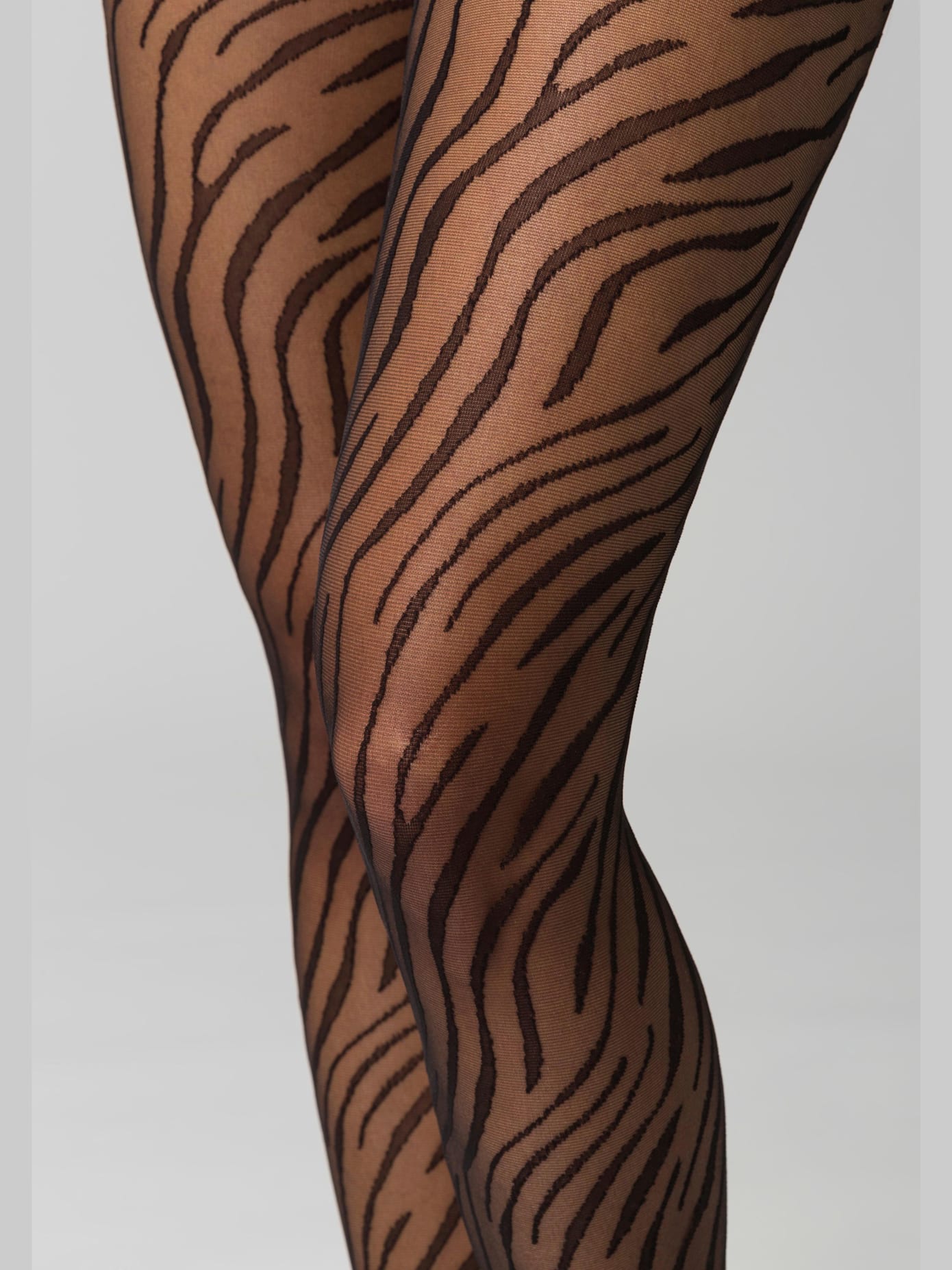 Collants fins collant à motif
