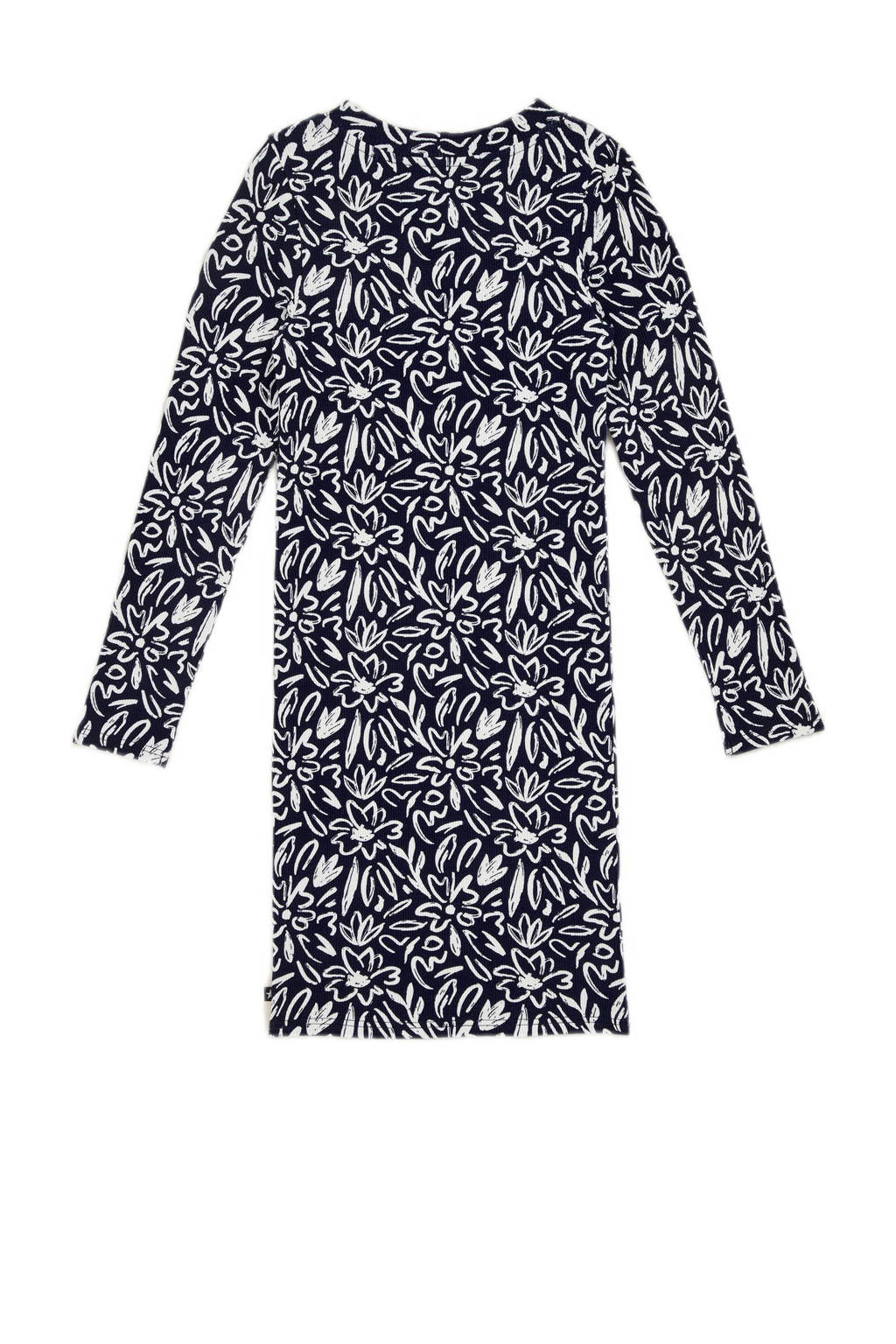 WE Fashion bodycon jurk donkerblauw