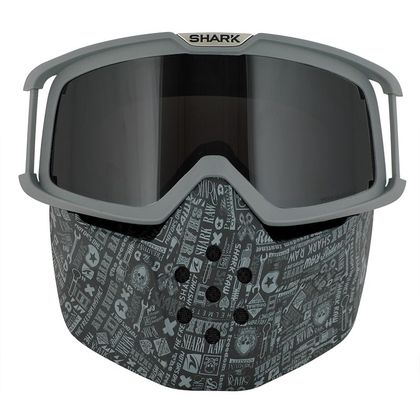 Masque Shark & LUNETTES ALL OVER - DRAK / STREET DRAK / RAW - Gris