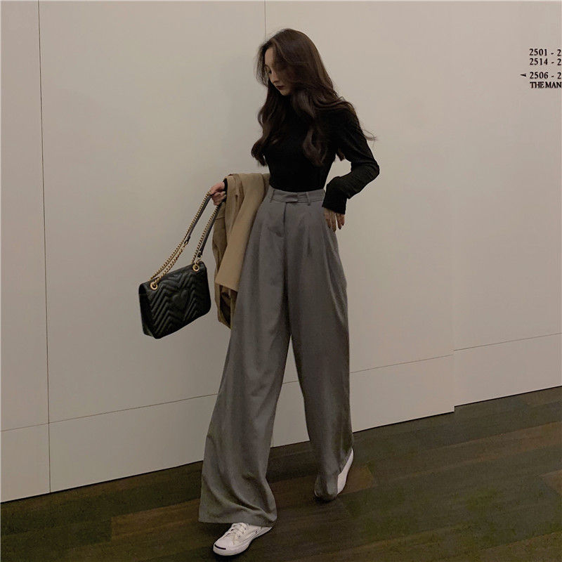 Mikiko - Wijde broek met hoge taille