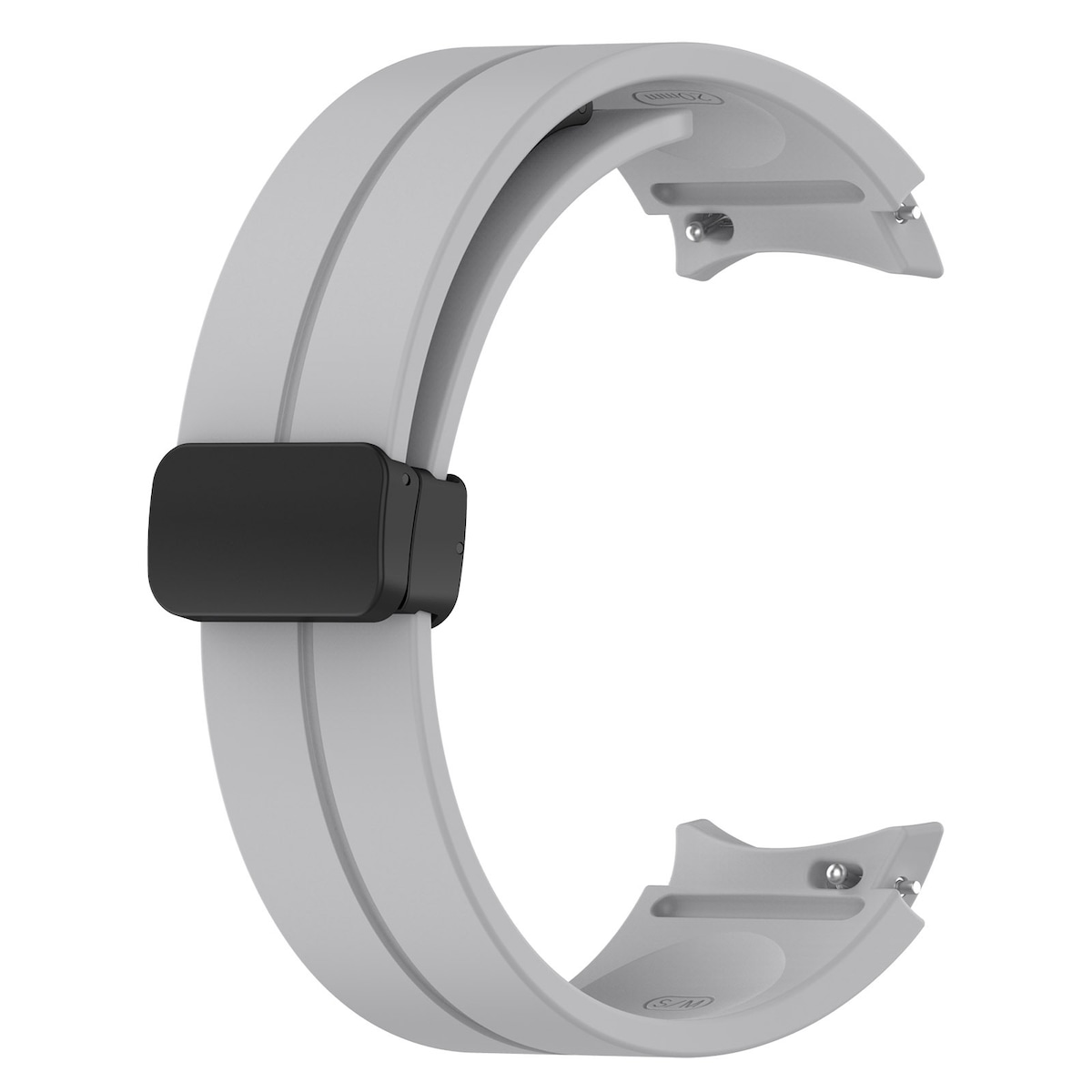 Silikonklokkerem 20 mm for Samsung Galaxy Watch 5/4 Lysegrå