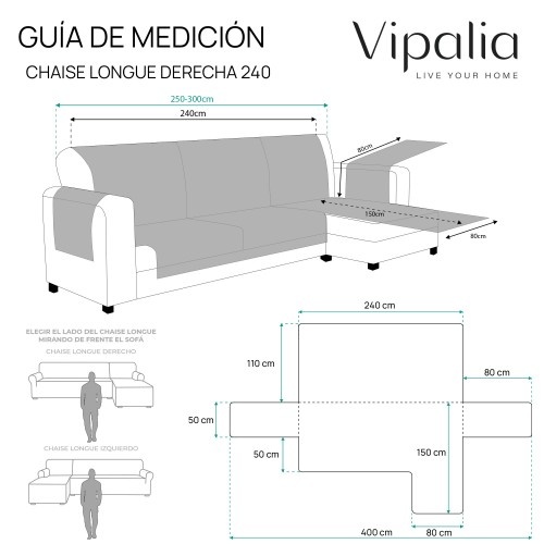 Capa de sofá Vipalia com estampa de círculos cinza para animais de estimação