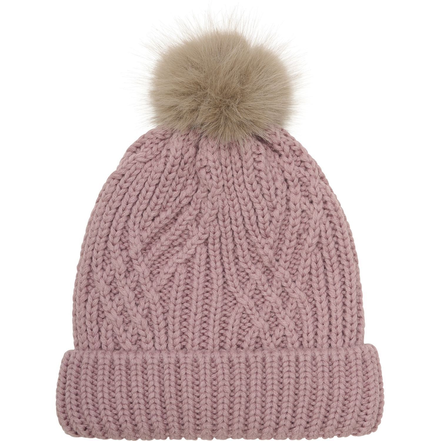 Color KidsHat W. Wool & Delachable Fur