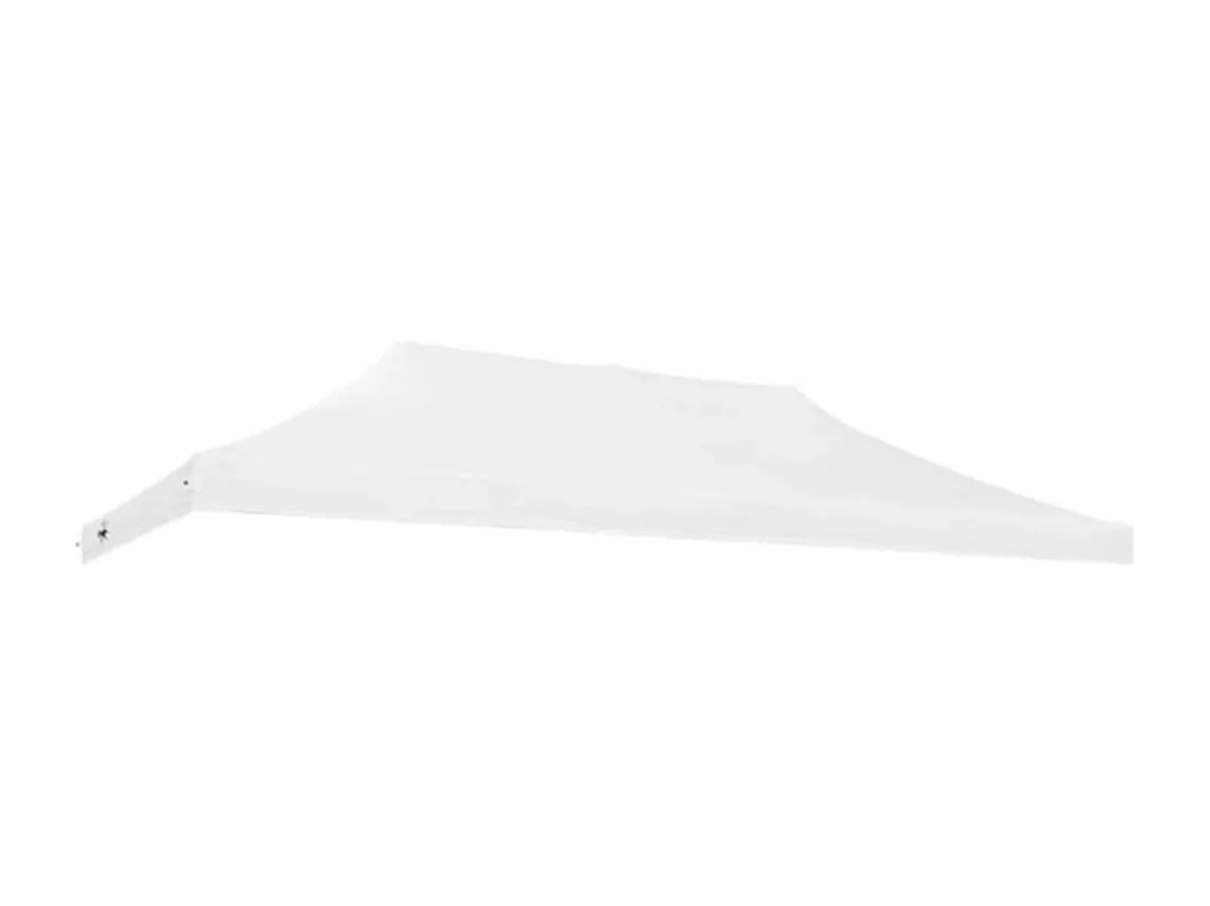 Feuille de toit imperméable blanche 2X3 pour remplacement de gazebo pliable 49483