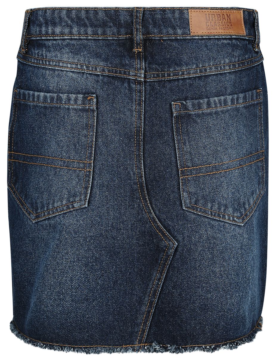 Ladies Heavy Mini Denim Skirt | Urban Classics Jupe courte
