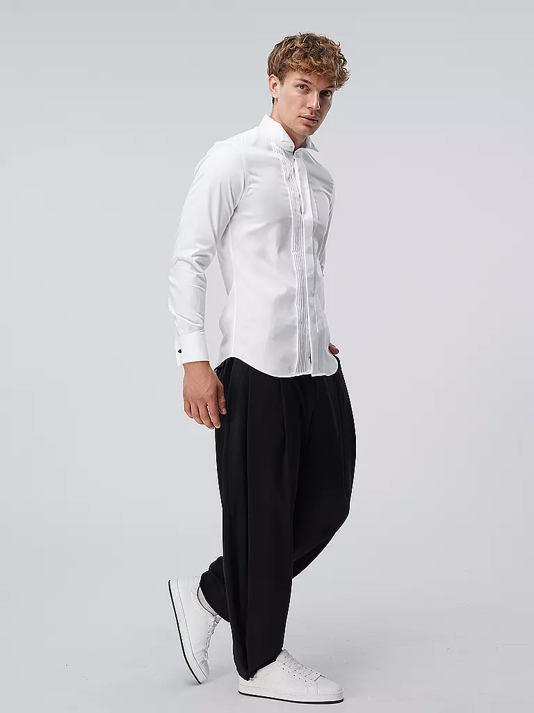 PROFUOMO Hemd Slim Fit weiss