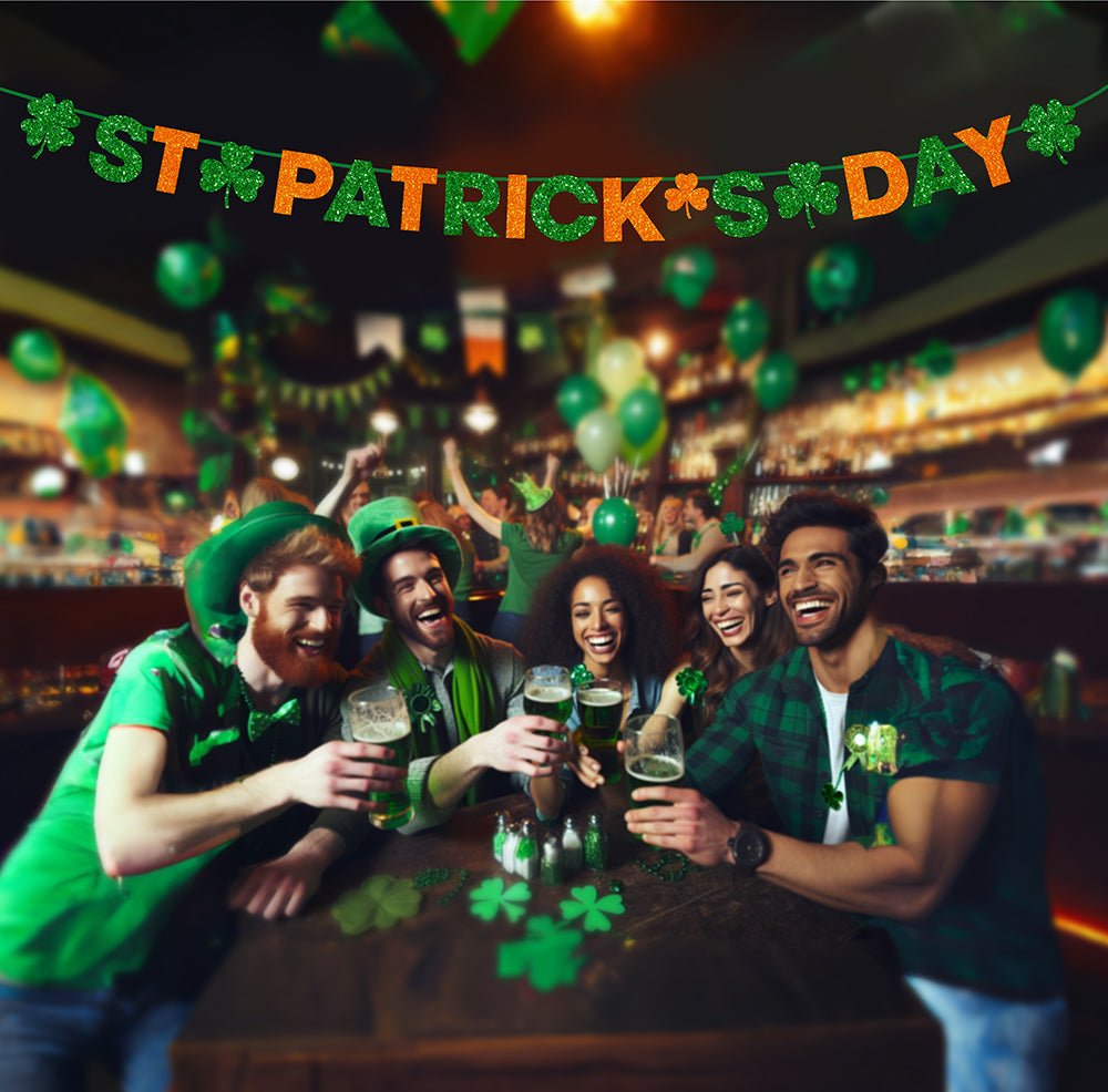 St. Patrick'S Day Slinger Groen Oranje 3m