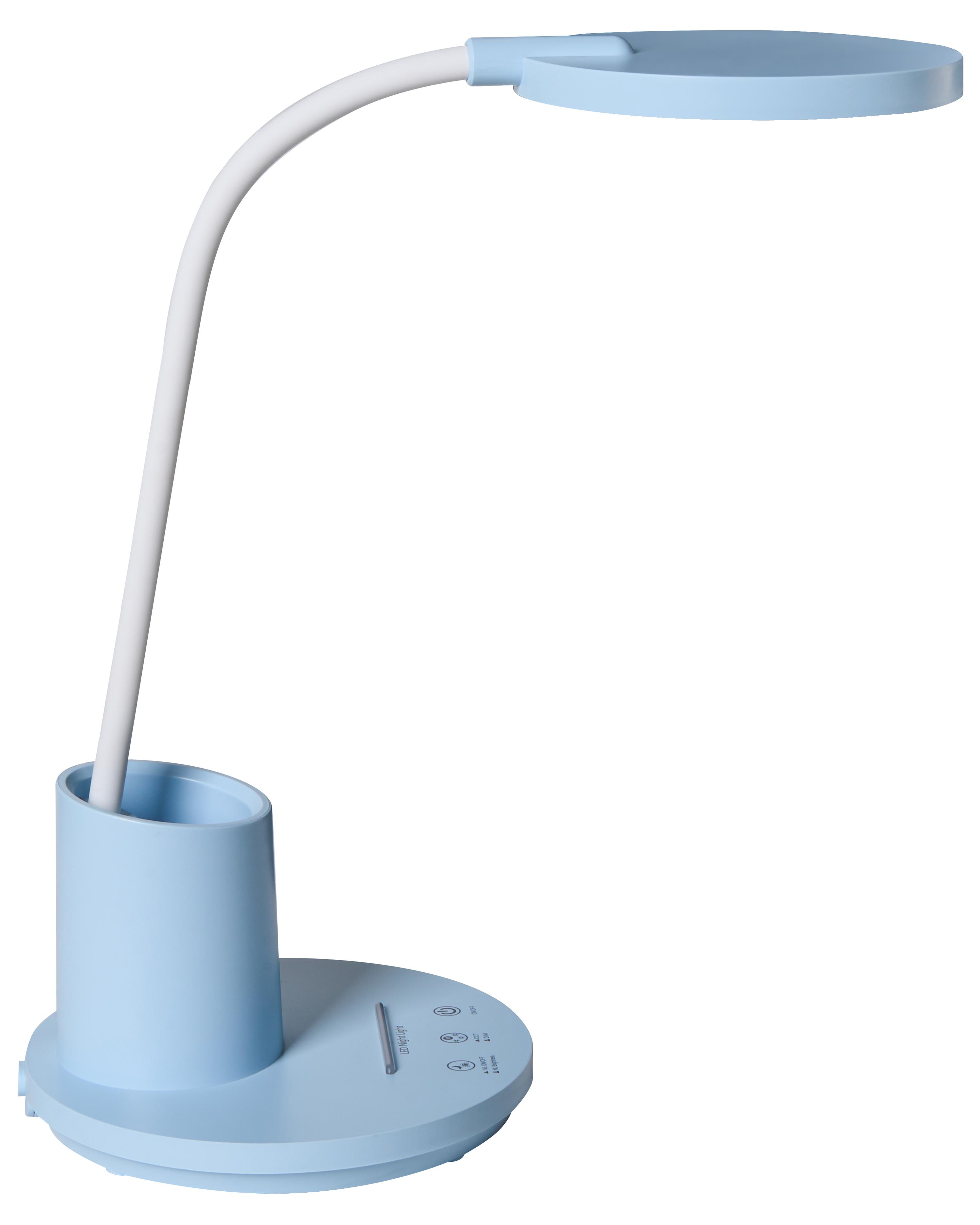 LED bureaulamp VELA met dimmer Blauw