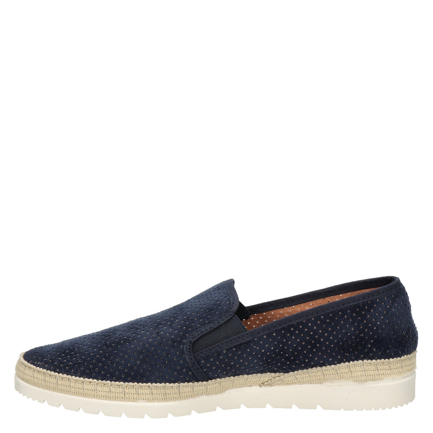 Boris heren espadrille Verbenas Blauw