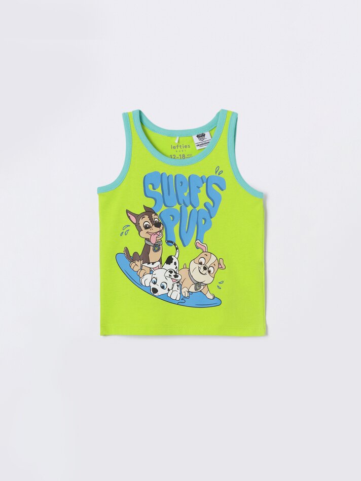 Conjunto de camiseta e shorts da Patrulha Canina - Nickelodeon - Verde