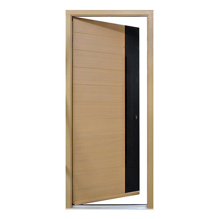 Porte d'entrée FORTIA bois Sassel 98 x h.218 cm poussant gauche