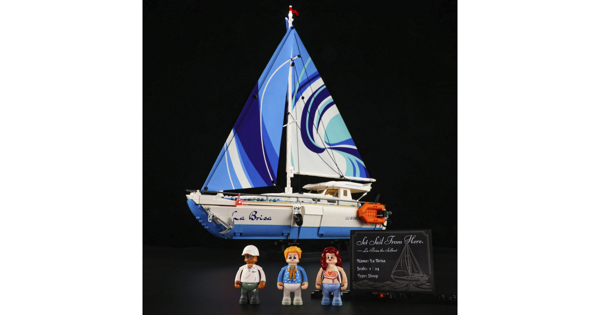 LumibricksVacation - The Sailboat: La Brisa Constructiespeelgoed  (F9074)