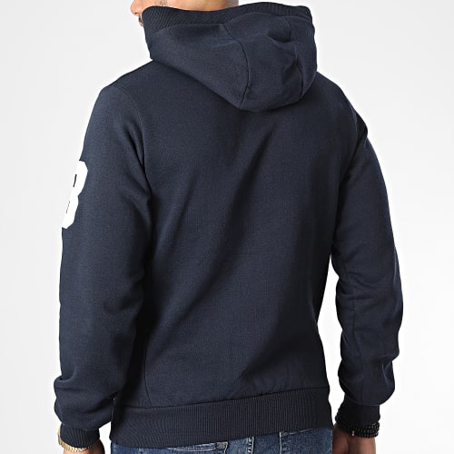 Sweat Capuche Folton Bleu Marine