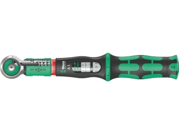 Wera 05075800001, Klik momentnøgle, Nm, Mekanisk, 1/4