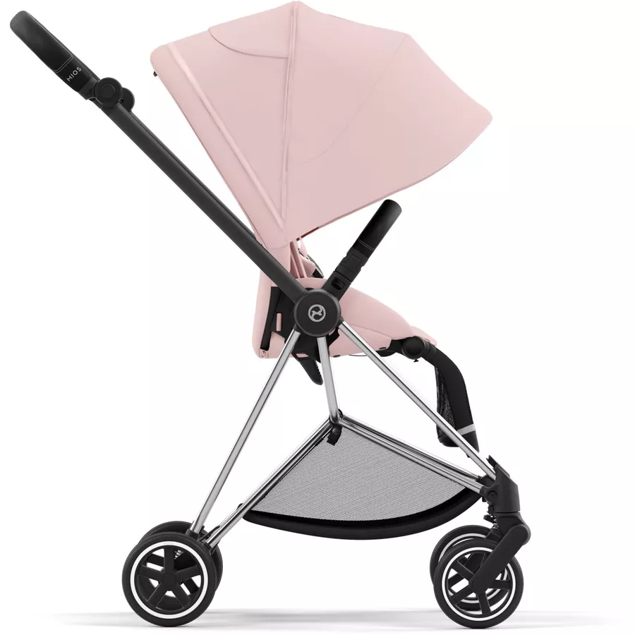 cybex PLATINUM Kombikinderwagen New Mios Chrome Black Peach Pink