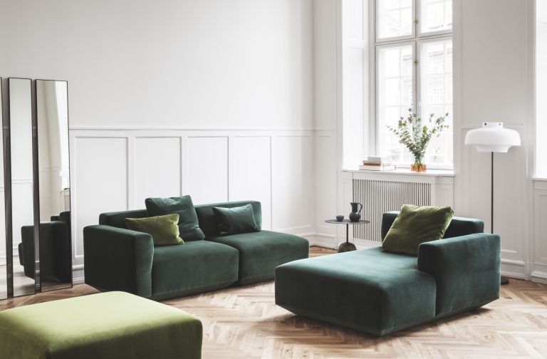 &tradition Develius bank 3-zits met chaise longue links Karakorum 003