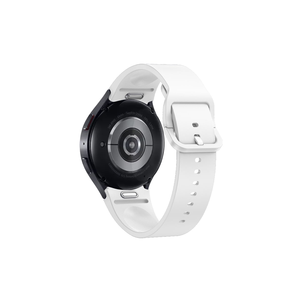 Universell silikon klokkerem i ensfarget for Samsung Galaxy Watch Hvit