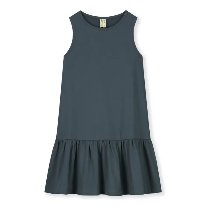 Gray Label Robe Coton Bio | Bleu gris