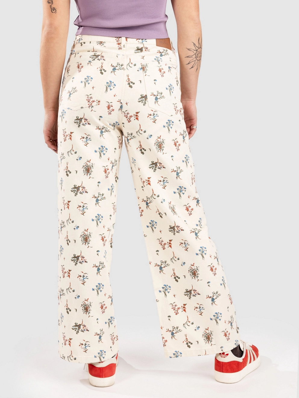 Brixton Margo Cropped 5 Pocket Pants whitecap