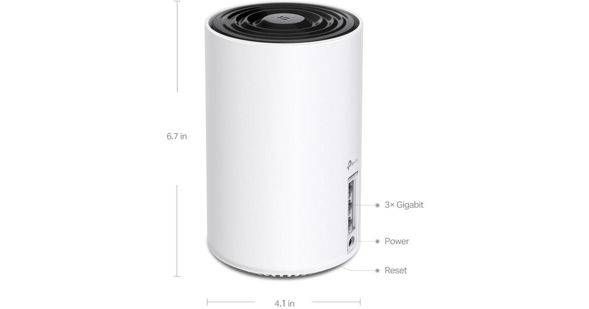 TP-LinkDECO XE75 1-pack mesh router  (Wit, Wifi 6E)