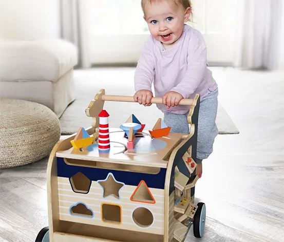 small foot Activity Lauflernwagen »Wal«