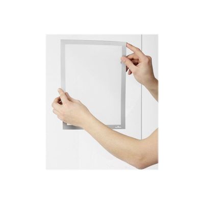 Durable Duraframe Poster Sun - Cadre d'affichage vitrostatique - A4 - argent