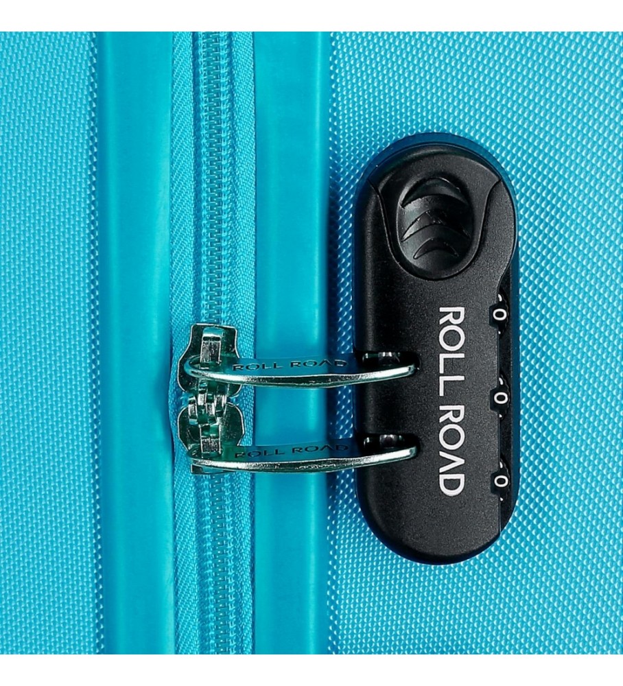 Mala rígida média Roll Road 65cm Roll Road Flex Azul Claro