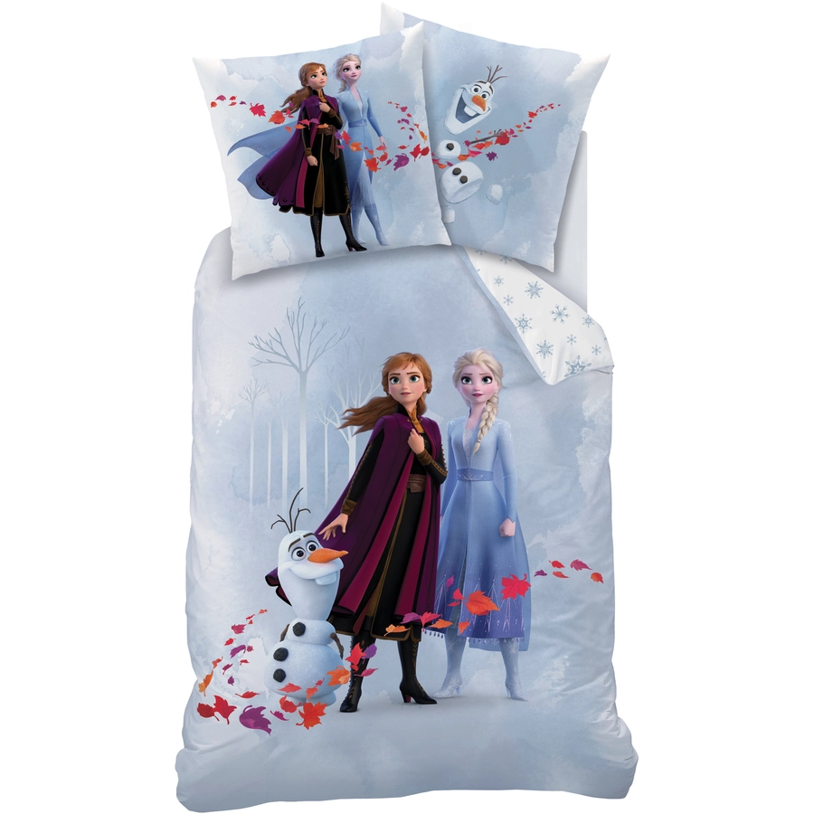 MTOnlinehandel Bettwäsche Kinder-Bettwäsche Lizenzmotiv, 80x80 + 135x200 Eiskönigin Frozen
