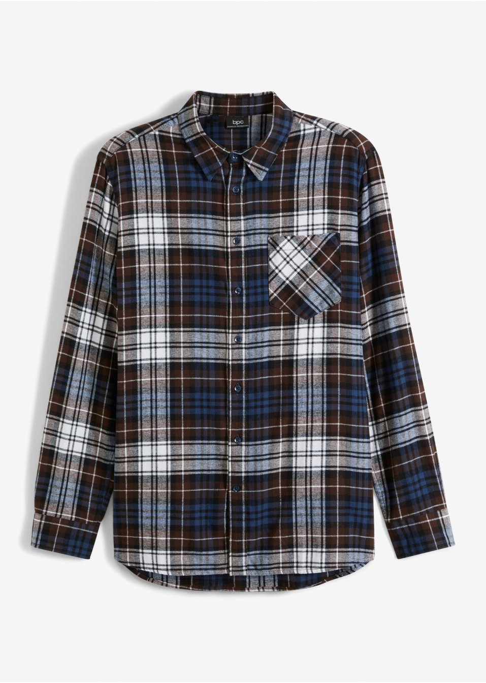 Chemise manches longues en flanelle