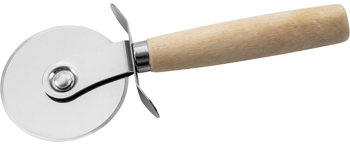 Heidenfeld 5in1 Pizza-Set, Pizzastein, 2in1 Pizzaschieber, Pizzaschneider, Holzgriffe, Pizza-Zubehör