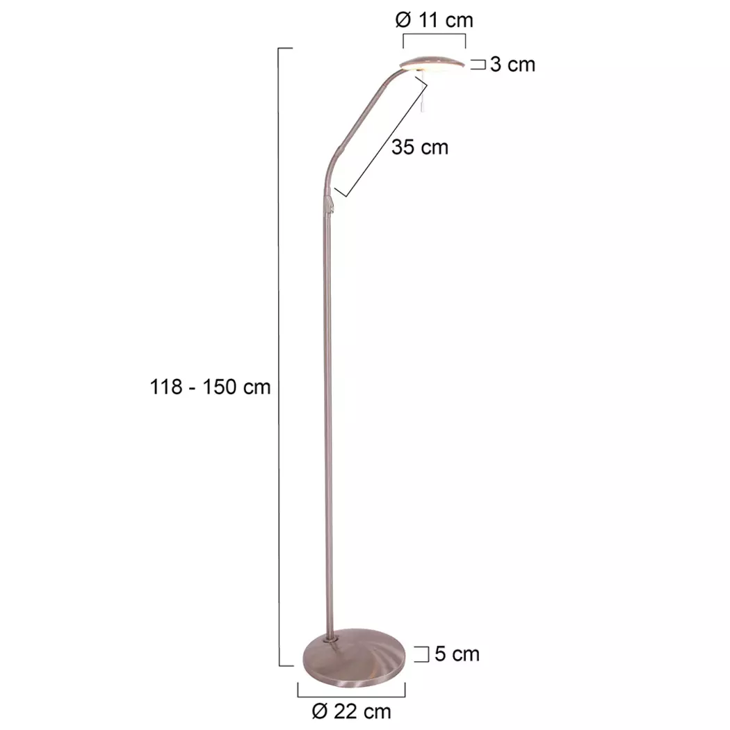 LED-Stehlampe ZENITH