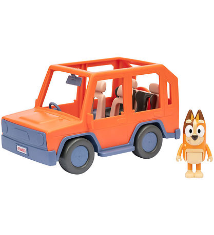 Bluey Spielset - Familien-Allrad-Urlaubsauto m. Figur
