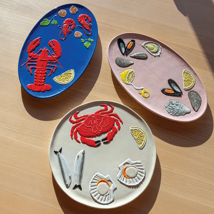 &klevering - De la mer Servierplatte 33 x 20 cm, Lobster