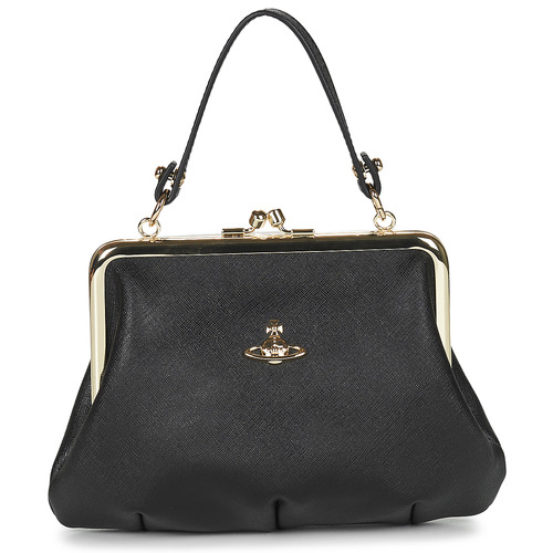 Vivienne Westwood - GRANNY FRAME PURSE Negro / Oro