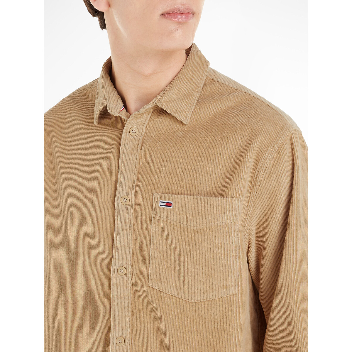 TOMMY JEANS<br>Camisa folgada em veludo