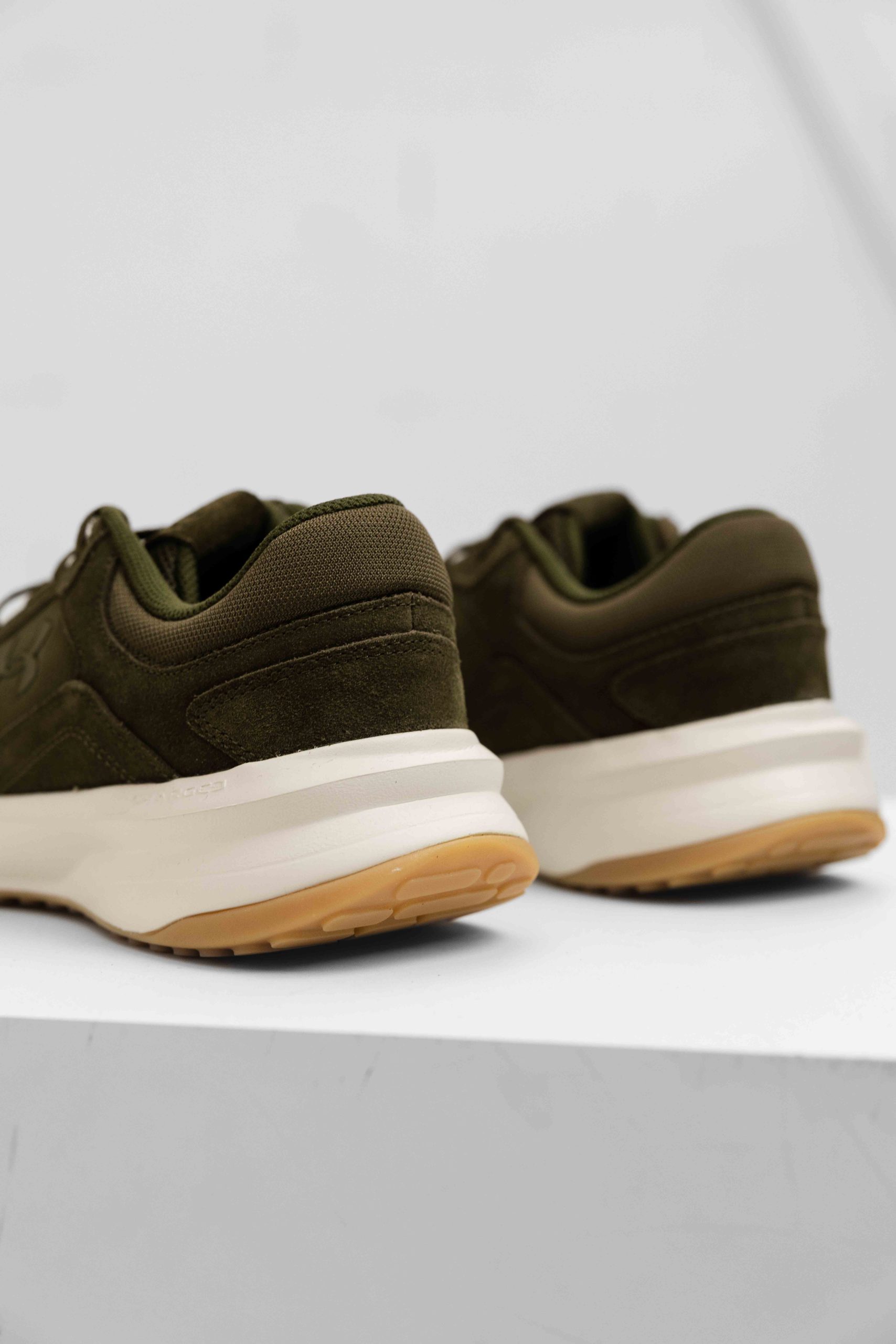 Under Armour Edge Suede Sneakers Heren Donkergroen