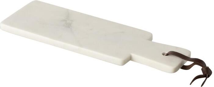 J-Line decoratie plank Marmer wit 10 x 40 x 1,5 cm