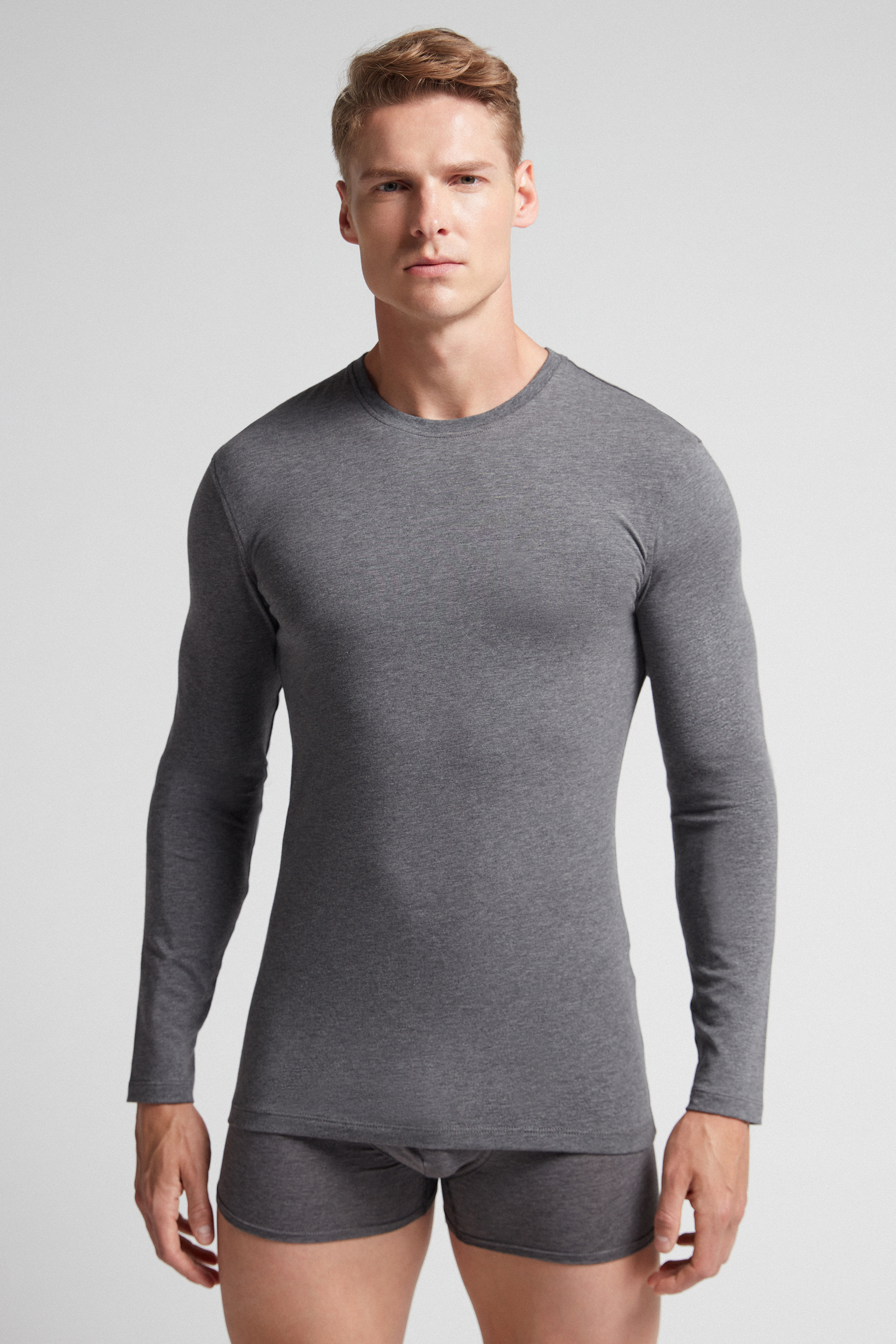 Camiseta de manga comprida Supima Stretch