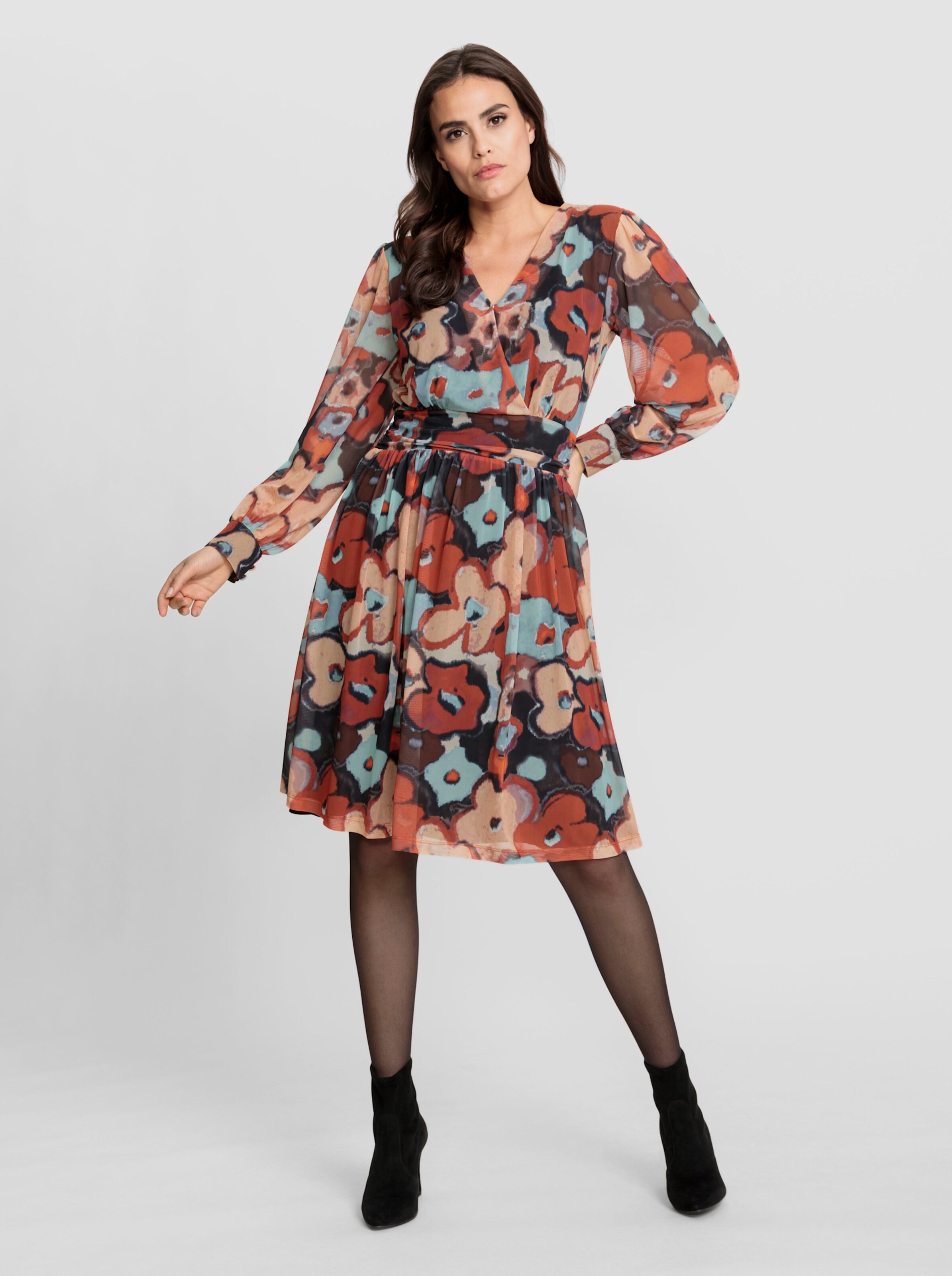 Druck-Kleid