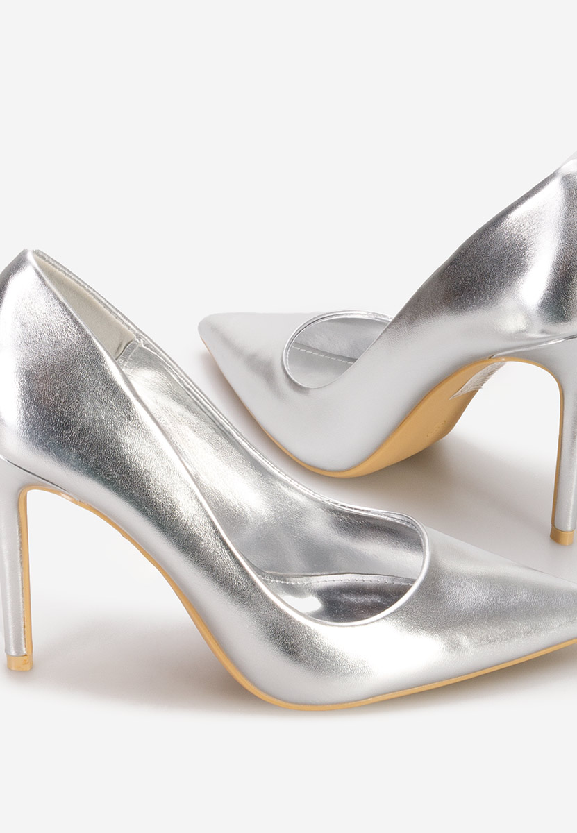 Chaussures stiletto argent Chemonara